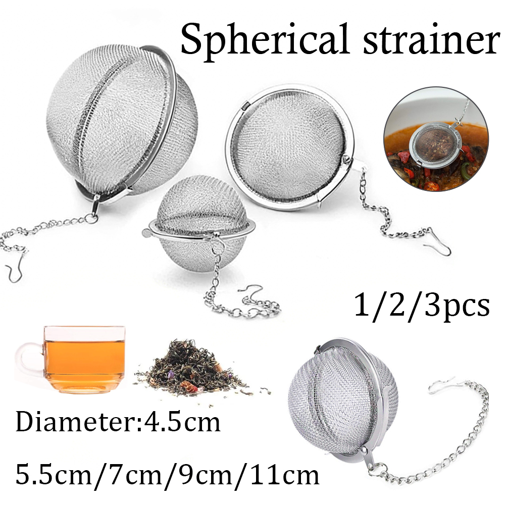 Tea Strainer Mesh - ที่กรองชา 1-5 ชิ้น ทำจากสแตนเลส ตาข่ายกรองชา สำหรับชาใบหลวม