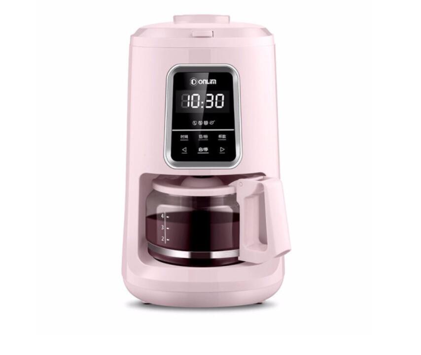 Coffee Tea Machine For Home - Donlim DL-KF1061 ในครัวเรือน Americano cafe เครื่องสีชมพู