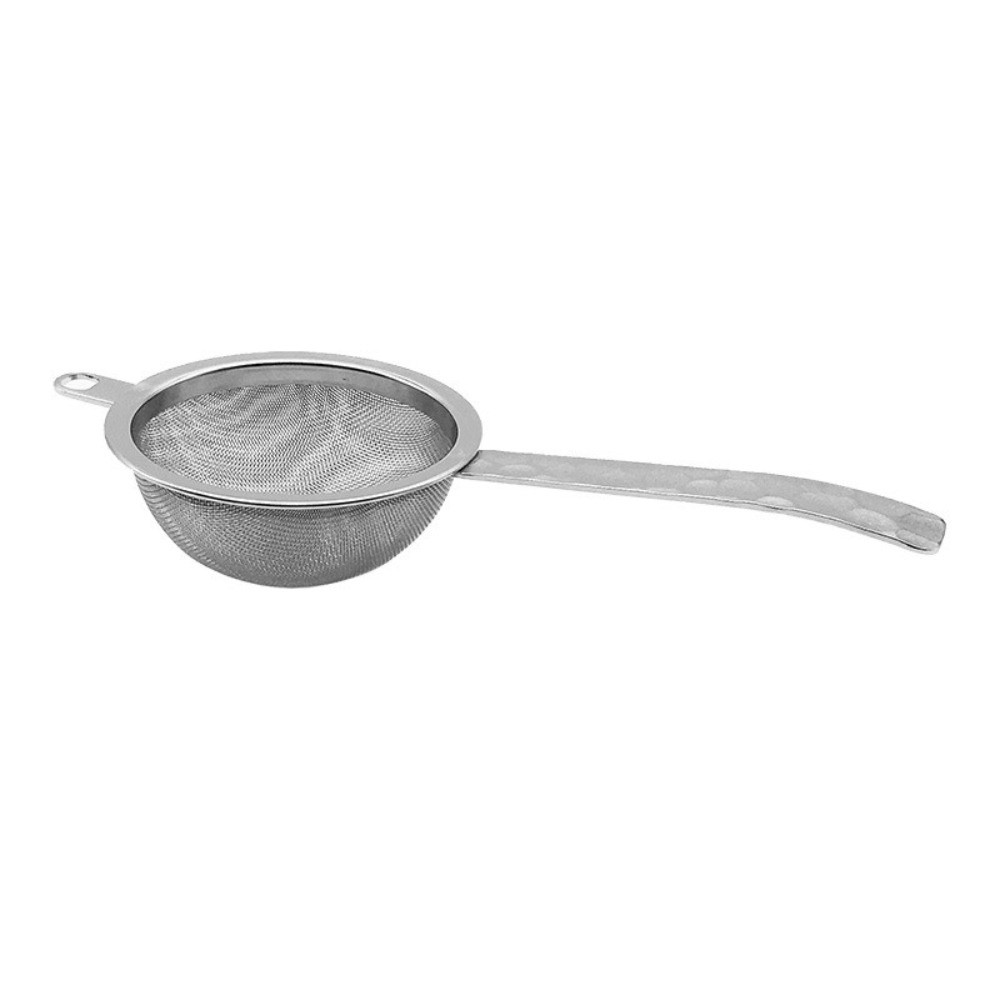 Tea Strainer Mesh - ที่กรองชาสแตนเลสแบบละเอียดมาก ชั้นกรองละเอียดสองชั้น ทนทาน ไม่เป็นสนิม ทำความสะอาดง่าย สำหรับครัว