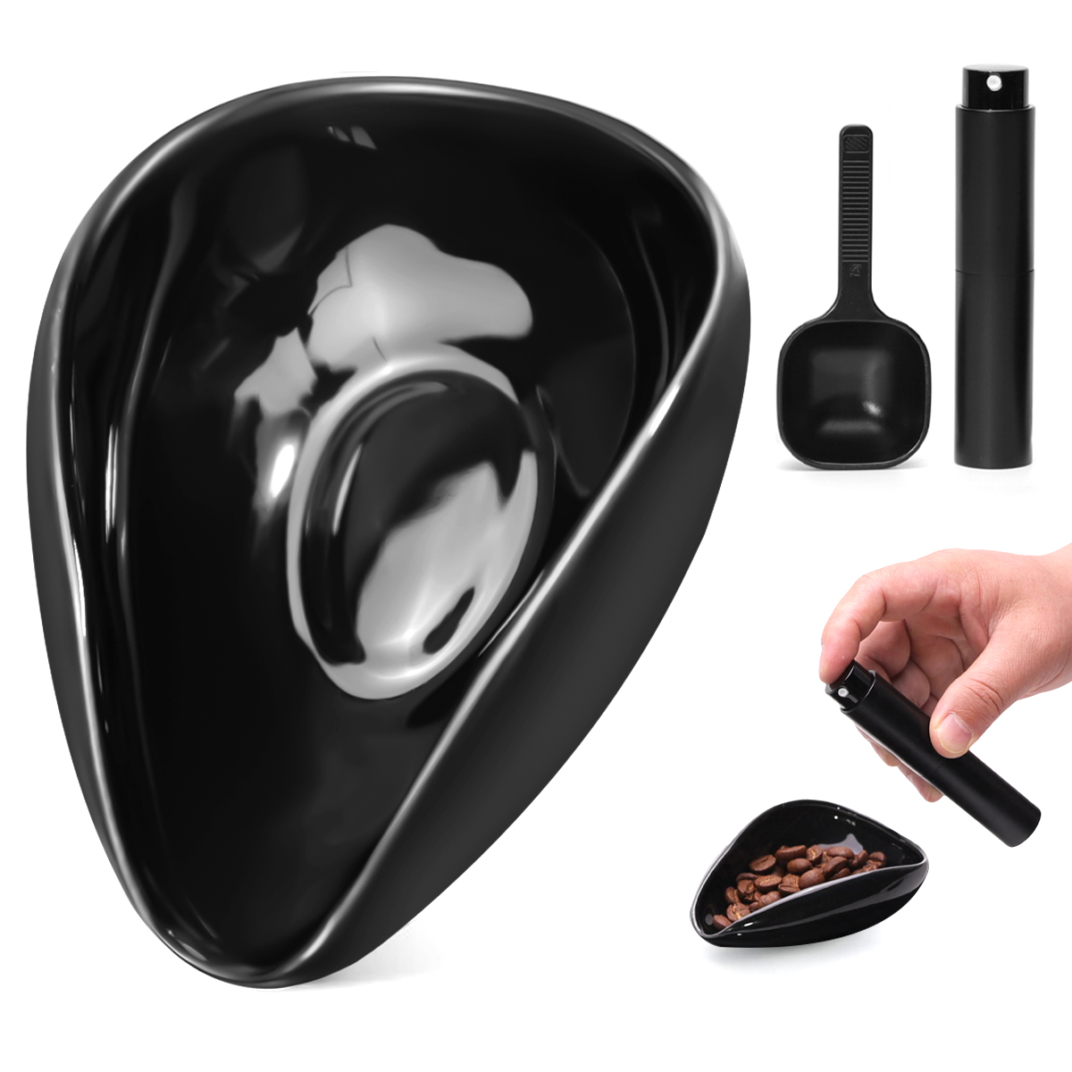 Coffee Tea Spoon - Leeseph Coffee Bean Dosing Cup และชุดช้อน,เซรามิค