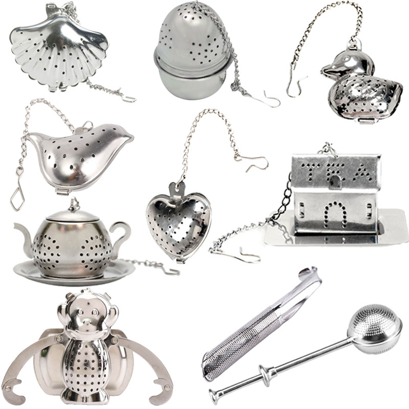Tea Strainer Mesh - ที่กรองชา Infuser สแตนเลส Teasoon กรองเครื่องปรุงรสตาข่าย Reusable