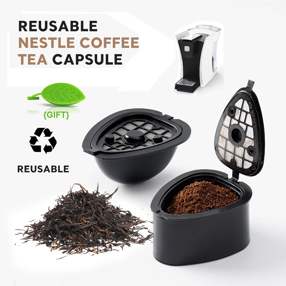Coffee Tea Machine For Home - แคปซูลเนสท์เล่ใช้ซ้ำได้สำหรับเครื่องชา St9662แบบพิเศษ62Rd ตัวกรองกาแฟแบบเติมได้ podsเก๋ไก๋น่าเกรงตาอุปกรณ์ครัวในบ้าน