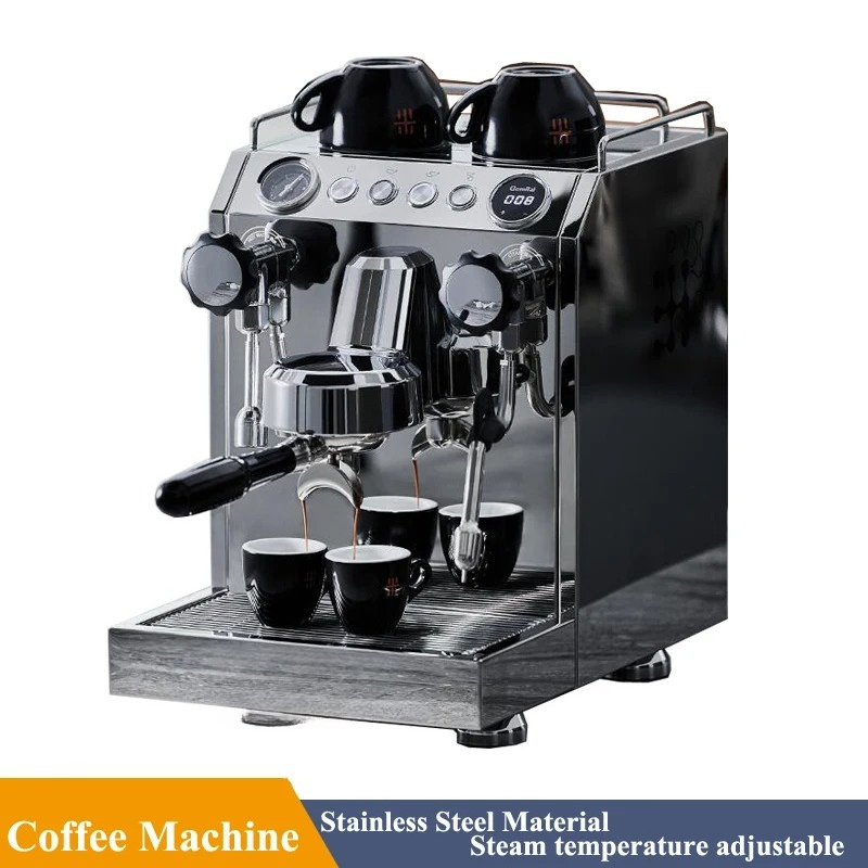 Coffee Tea Machine For Home - เครื่องชงกาแฟกึ่งอัตโนมัติเชิงพาณิชย์ สแตนเลส 220V สำหรับใช้ในบ้าน ร้านกาแฟอิตาเลียน และร้านชานม