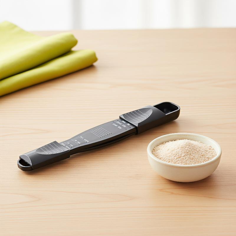 Coffee Tea Spoon - ช้อนตวงปรับได้สองด้าน ช้อนตวงกรัม มิลลิลิตร ช้อนชา อุปกรณ์ทำครัว สำหรับทำกาแฟ