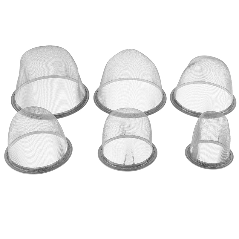 Tea Strainer Mesh - ที่กรองชาสแตนเลสแบบใช้ซ้ำได้ ขนาดเส้นผ่านศูนย์กลางภายนอก 5/6/7/8/8.8/9.5 ซม. สำหรับกรองใบชา เครื่องเทศ
