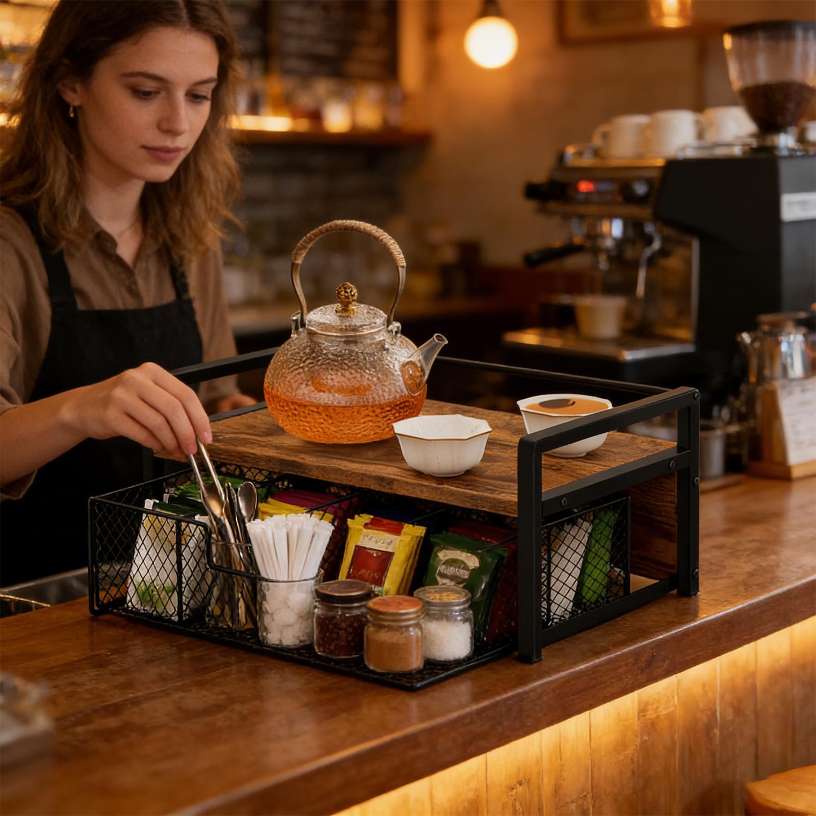 กล่องเก็บของแบบลิ้นชักสำหรับวา - Coffee Tea Break บทวิจารณ์และราคา