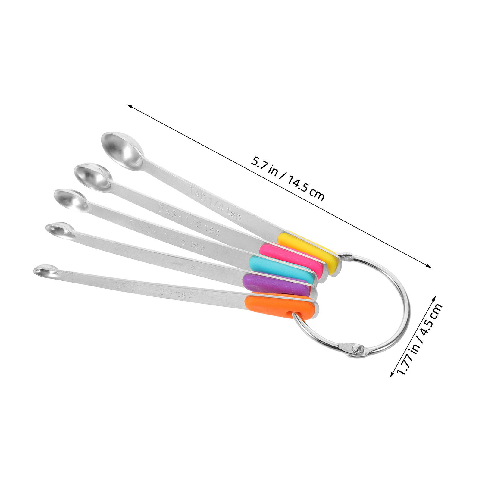 ชุดช้อนตวงสแตนเลสขนาดเล็ก 5 ชิ - Coffee Tea Spoon บทวิจารณ์และราคา