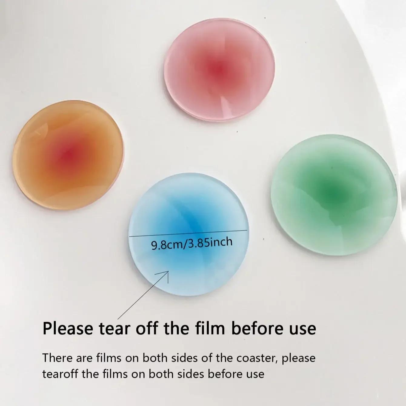 แผ่นรองแก้วไล่สี 4 สี ดีไซน์เร - Coffee Or Tea Please บทวิจารณ์และราคา