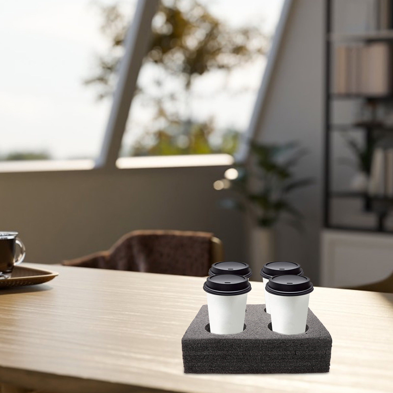 ถาดใส่แก้วชานม ที่ใส่แก้วกาแฟแ - Coffee Tea Shop บทวิจารณ์และราคา
