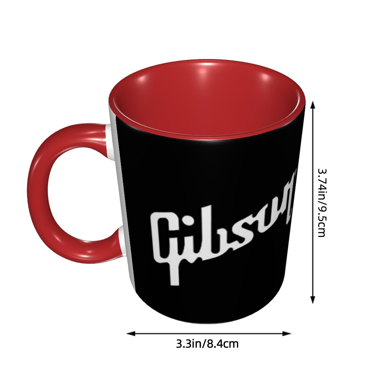 แก้วเซรามิกโลโก้กีตาร์กิ๊งส์บอ - Coffee Tea Logo บทวิจารณ์และราคา