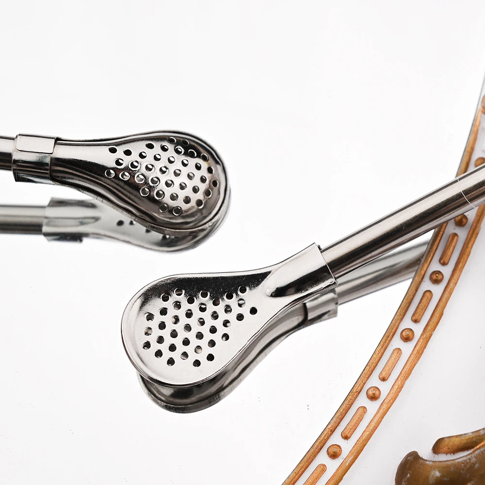 ชุดช้อนกรองชา 8 ชิ้น พร้อมหลอด - Coffee Tea Spoon บทวิจารณ์และราคา