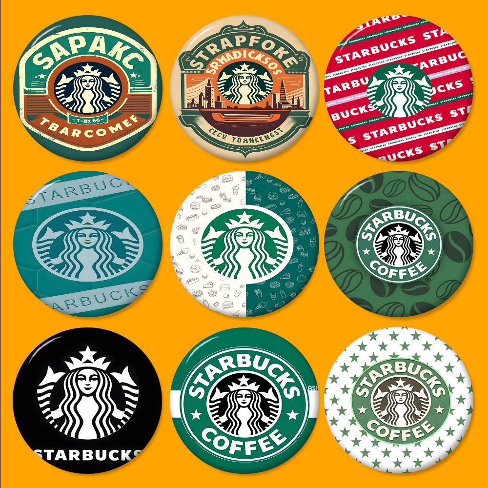 เข็มกลัดโลโก้ Starbucks สุดเท่ - Coffee Tea Logo บทวิจารณ์และราคา