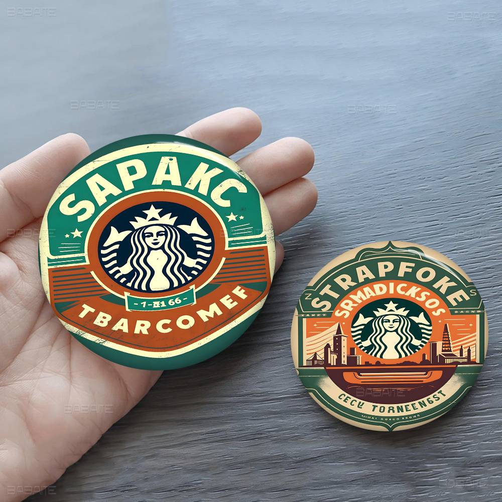 เข็มกลัดโลโก้ Starbucks สุดเท่ - Coffee Tea Logo บทวิจารณ์และราคา