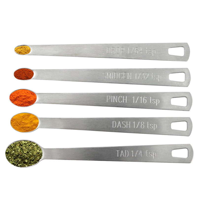5ชิ้น/เซ็ตขนาดเล็กวัดช้อนกาแฟช - Coffee Tea Spoon บทวิจารณ์และราคา