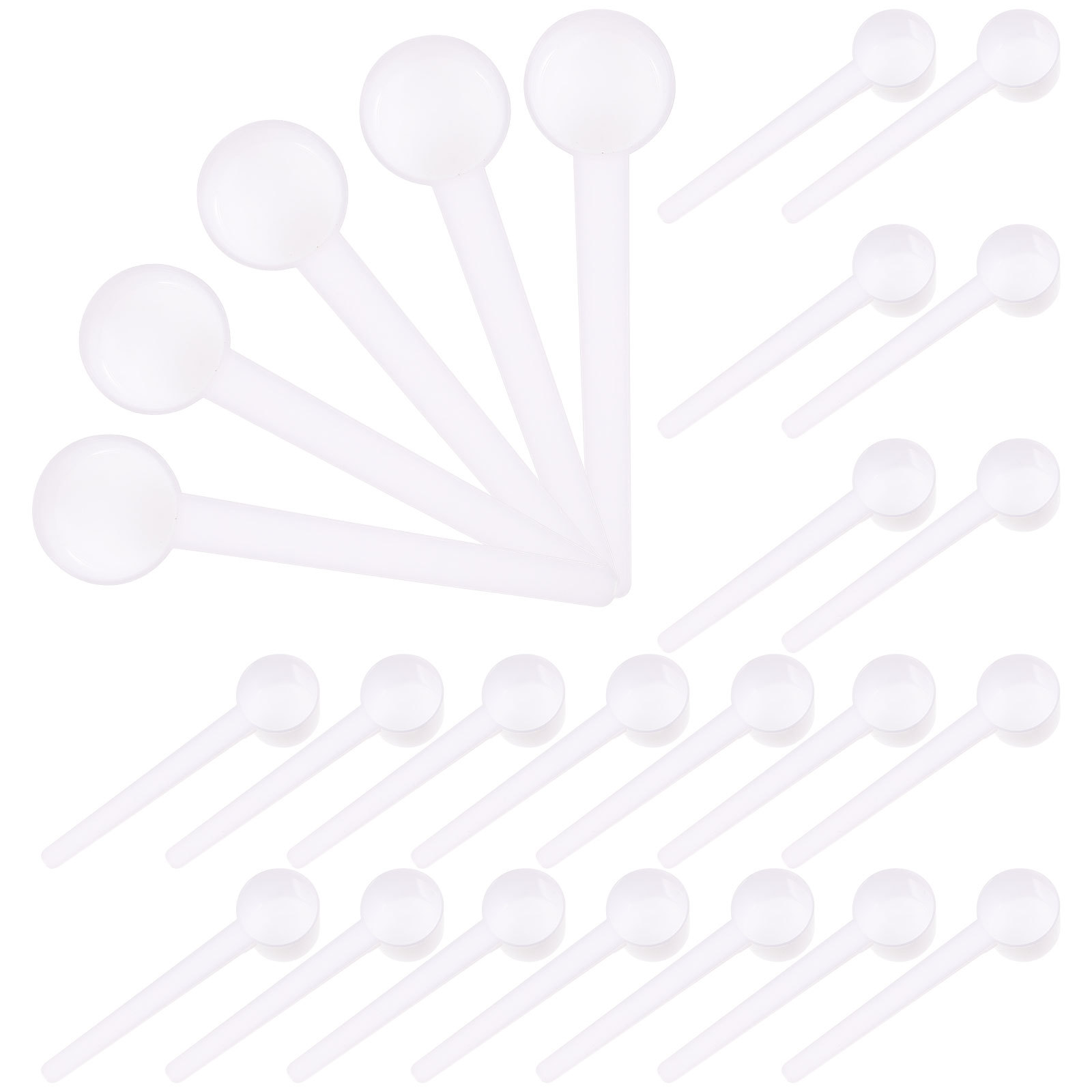 ช้อนตวงพลาสติก 5 กรัม 100 ชิ้น - Coffee Tea Spoon บทวิจารณ์และราคา