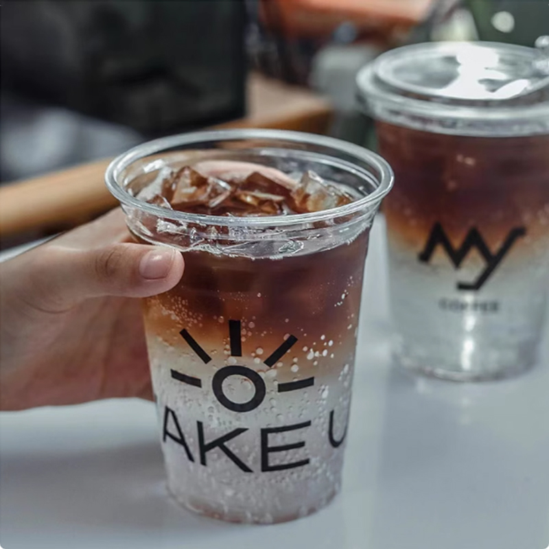 ถ้วยพลาสติกโลโก้ที่กําหนดเอง Y - Coffee Tea Logo บทวิจารณ์และราคา