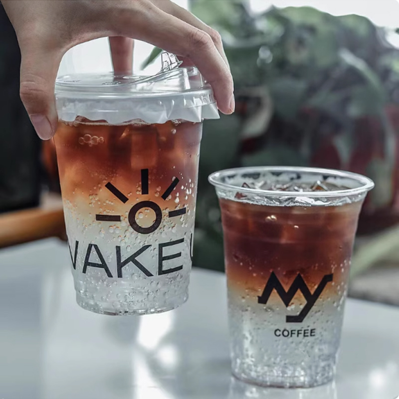 ถ้วยพลาสติกโลโก้ที่กําหนดเอง Y - Coffee Tea Logo บทวิจารณ์และราคา