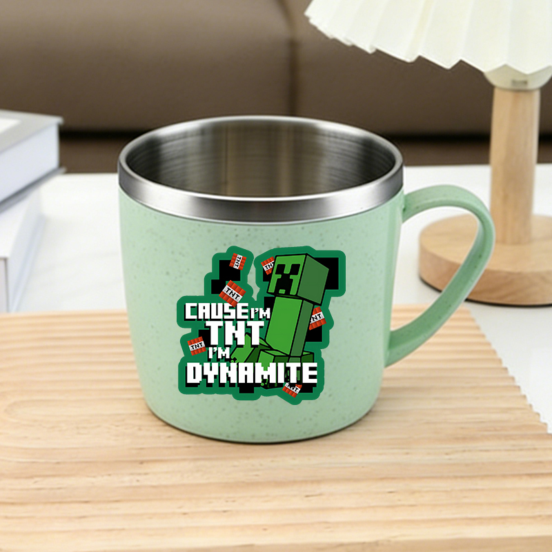 แก้วน้ำสแตนเลสลายมайнคราฟท์ แก - Coffee Tea Shop บทวิจารณ์และราคา