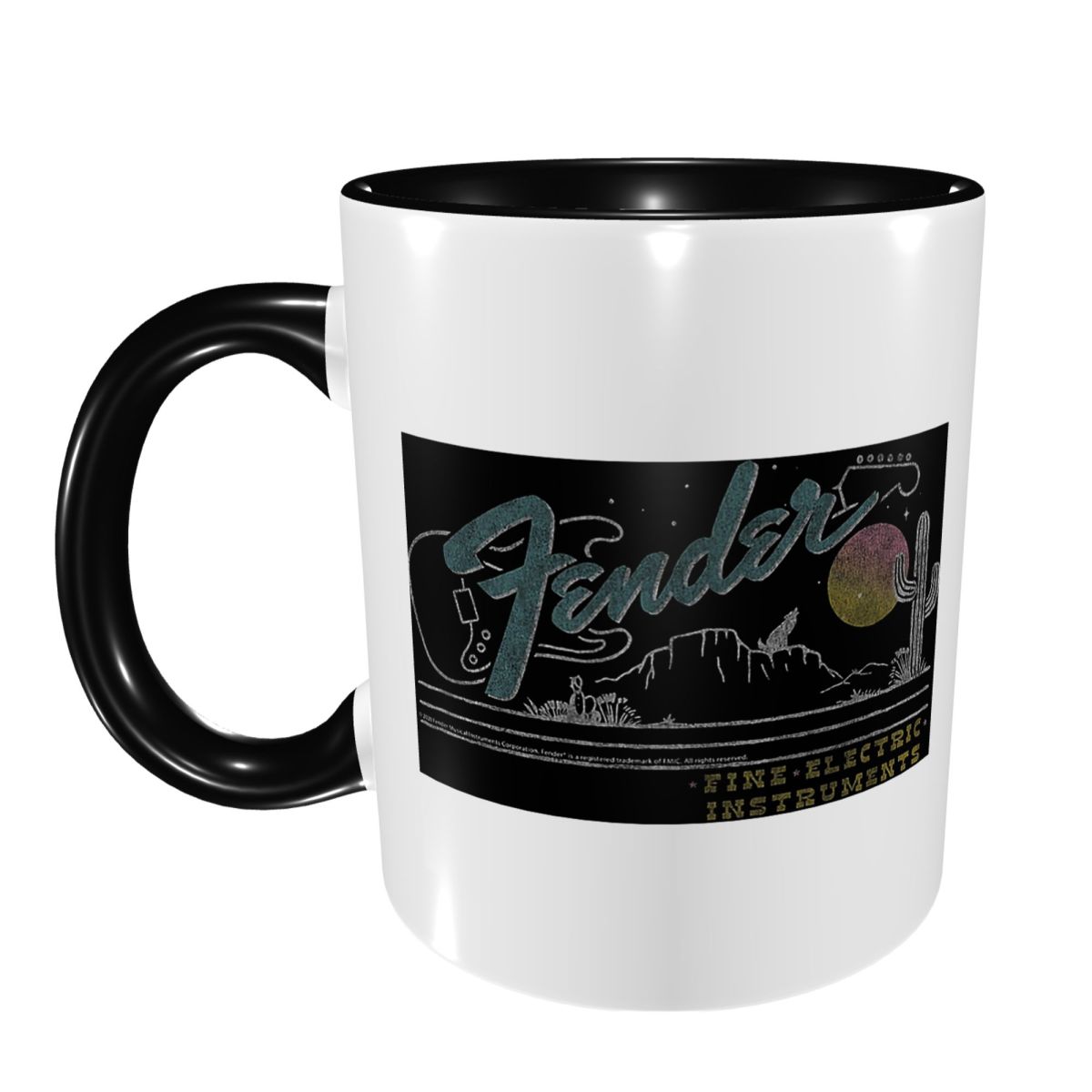 แก้วกาแฟเซรามิกลายกีตาร์แจ๊สยุ - Coffee Tea And Company บทวิจารณ์และราคา
