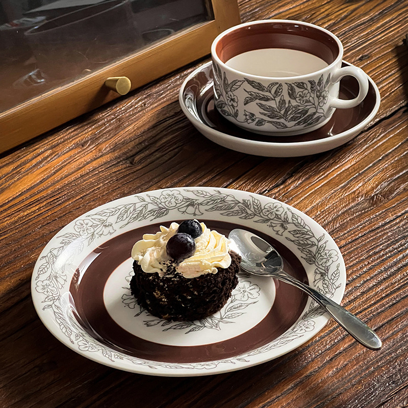 ถ้วยกาแฟลาเต้สไตล์วินเทจจากฟิน - Coffee Tea Shop บทวิจารณ์และราคา
