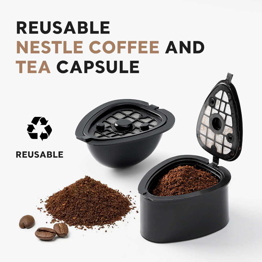แคปซูลเนสท์เล่ใช้ซ้ำได้สำหรับเ - Coffee Tea Machine For Home บทวิจารณ์และราคา