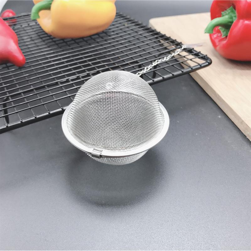ลูกชาสแตนเลสที่กรองชาสแตนเลสตา - Tea Strainer Mesh บทวิจารณ์และราคา