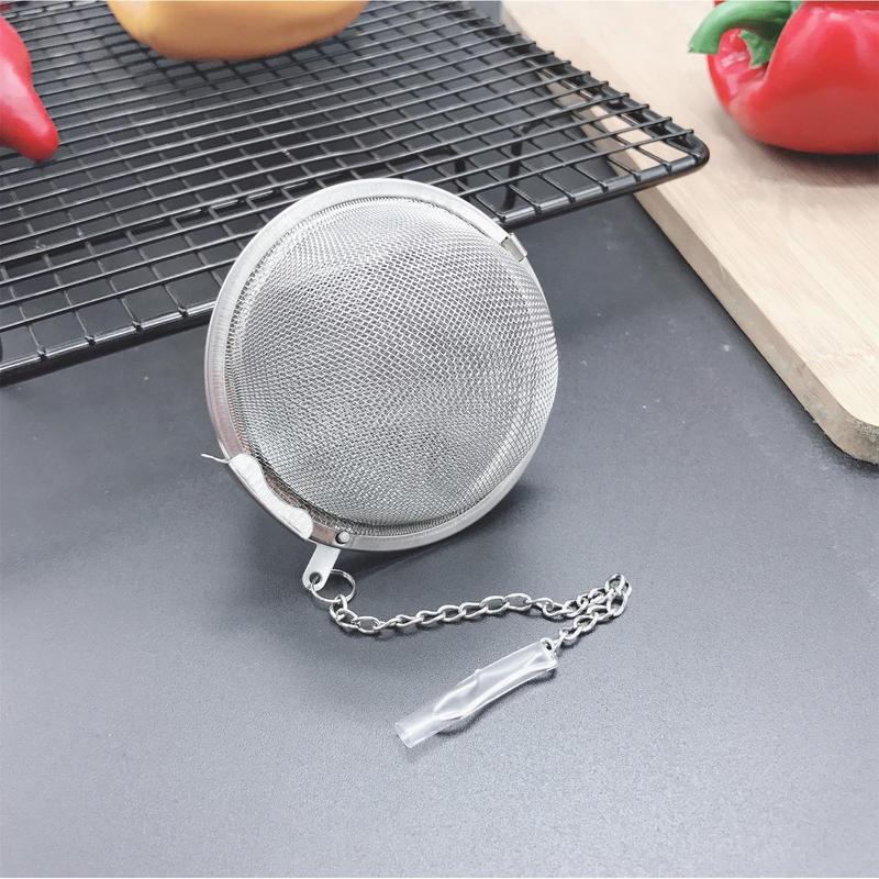 ลูกชาสแตนเลสที่กรองชาสแตนเลสตา - Tea Strainer Mesh บทวิจารณ์และราคา