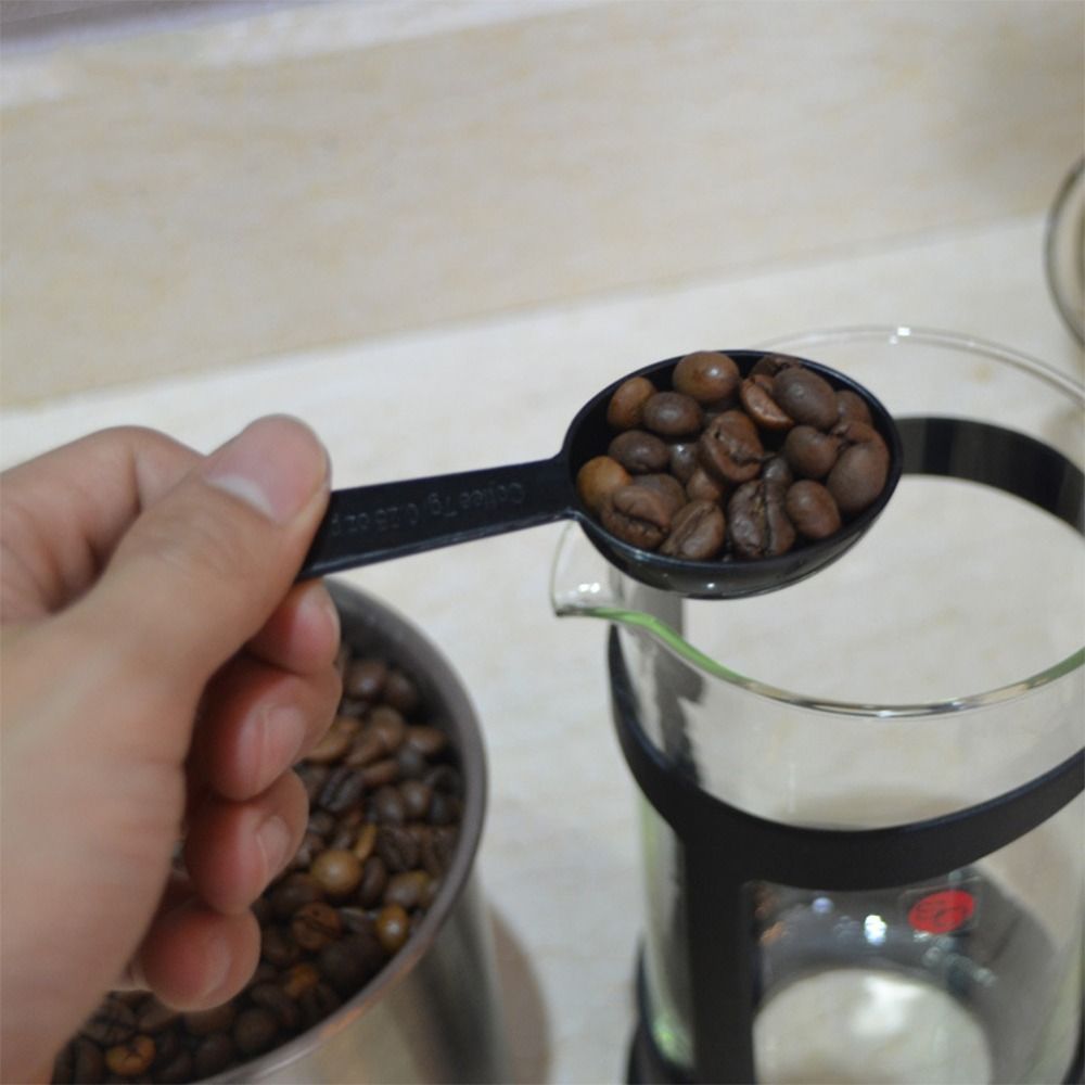 ช้อนตวงพลาสติกแบบพกพา สีดำ 15  - Coffee Tea Spoon บทวิจารณ์และราคา