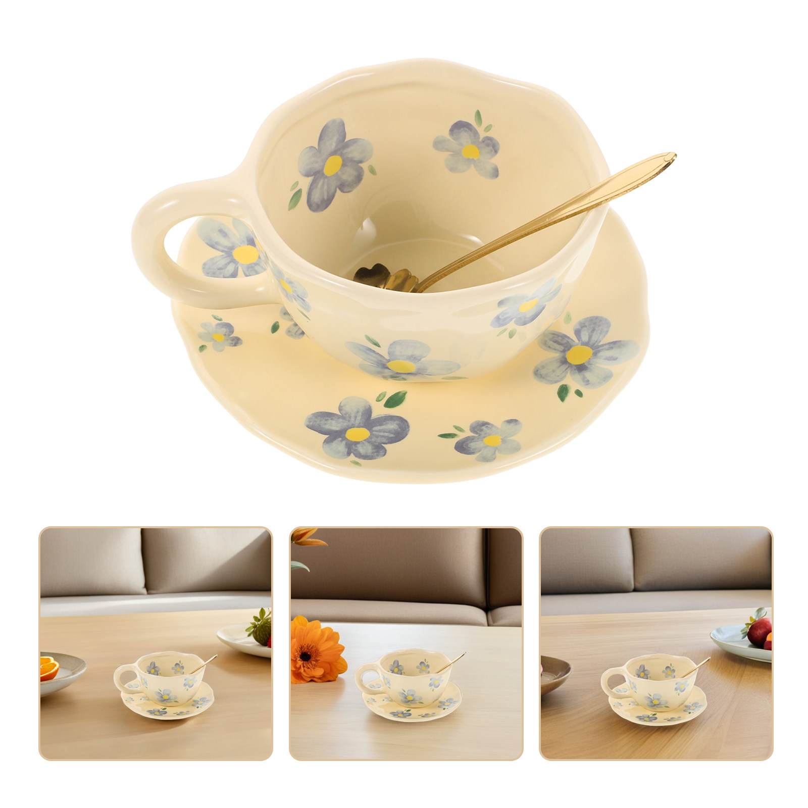 ชุดกาแฟเซรามิกสร้างสรรค์ 1 ชุด - Coffee Tea Break บทวิจารณ์และราคา