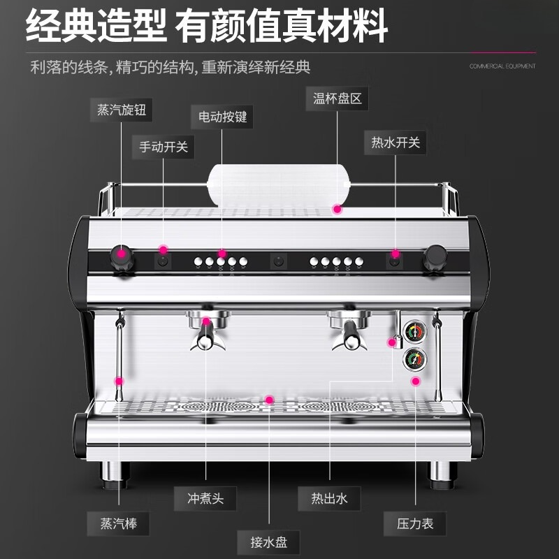 เครื่องชงกาแฟกึ่งอัตโนมัติแบบม - Coffee Tea Machine For Home บทวิจารณ์และราคา