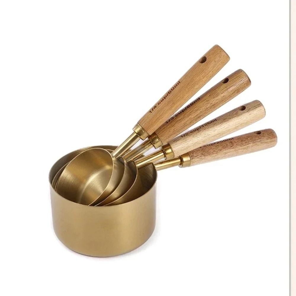 ชุดถ้วยตวงสแตนเลสใหม่ พร้อมช้อ - Coffee Tea Spoon บทวิจารณ์และราคา