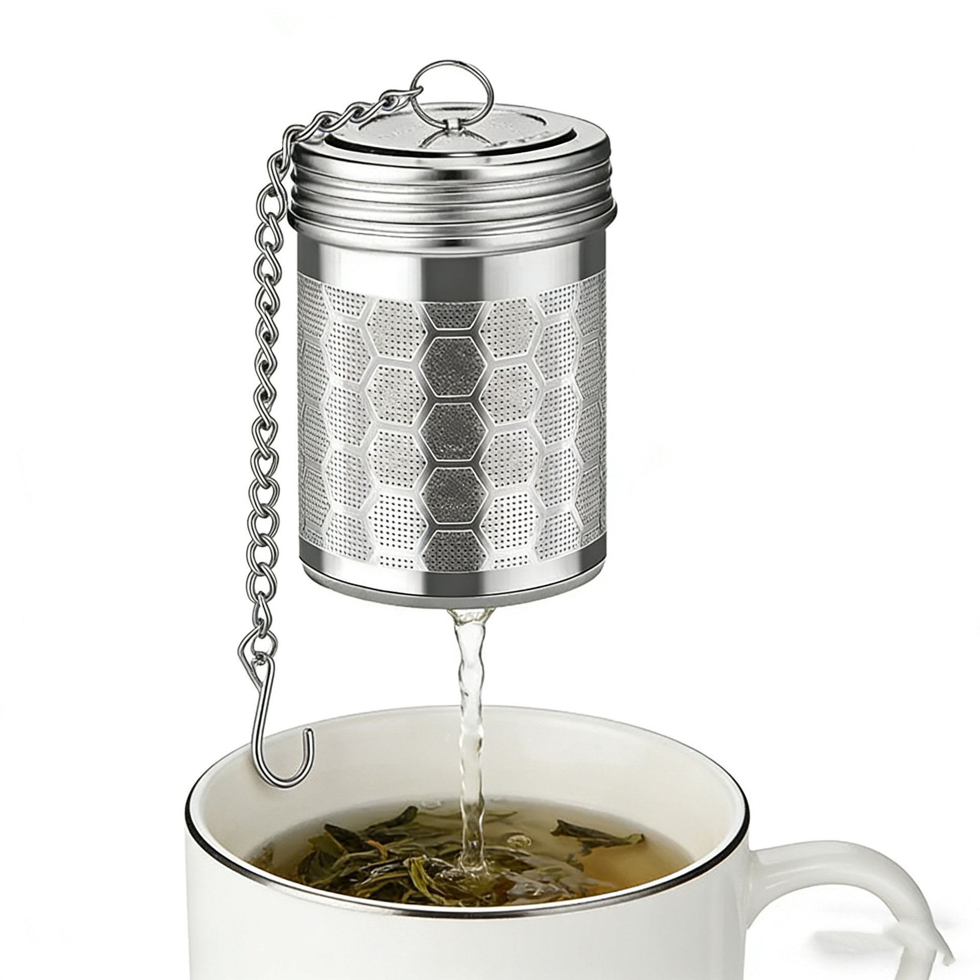 ที่กรองชาสแตนเลส 1 ชิ้น ตาข่าย - Tea Strainer Mesh บทวิจารณ์และราคา