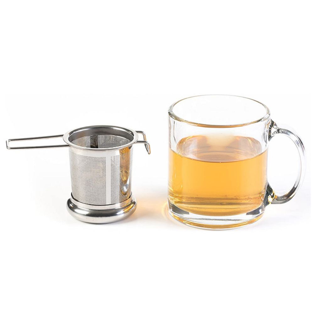 ที่กรองชาแบบมีฝาปิดทำจากสแตนเล - Tea Strainer Mesh บทวิจารณ์และราคา
