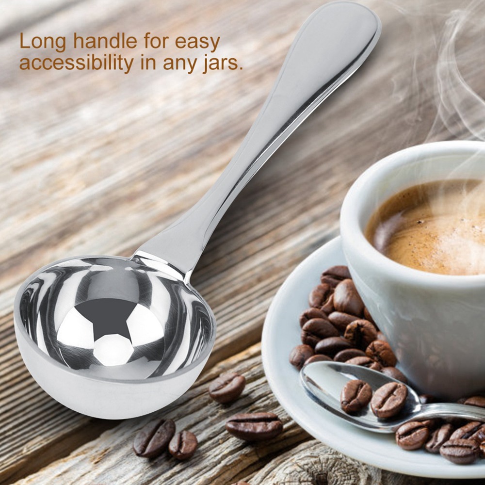 ช้อนตวงสแตนเลสแบบด้ามยาว สำหรั - Coffee Tea Spoon บทวิจารณ์และราคา