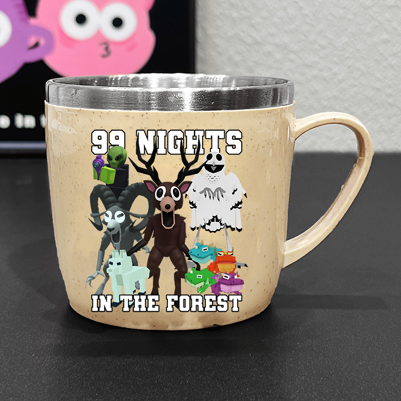 แก้วน้ำสแตนเลสลายการ์ตูน 99 คื - Coffee Tea Shop บทวิจารณ์และราคา