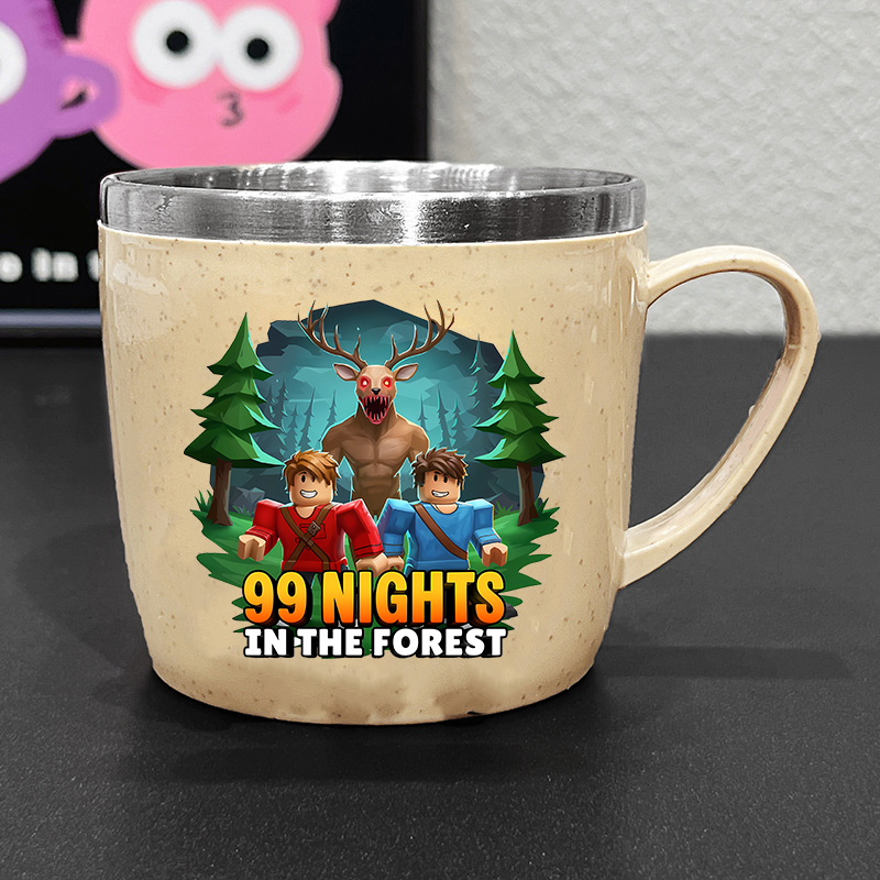 แก้วน้ำสแตนเลสลายการ์ตูน 99 คื - Coffee Tea Shop บทวิจารณ์และราคา