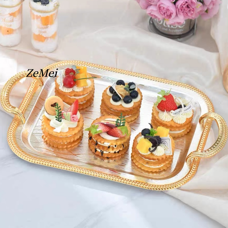 ถาดผลไม้โลหะสไตล์ฝรั่งเศส, จาน - Coffee Tea Break บทวิจารณ์และราคา